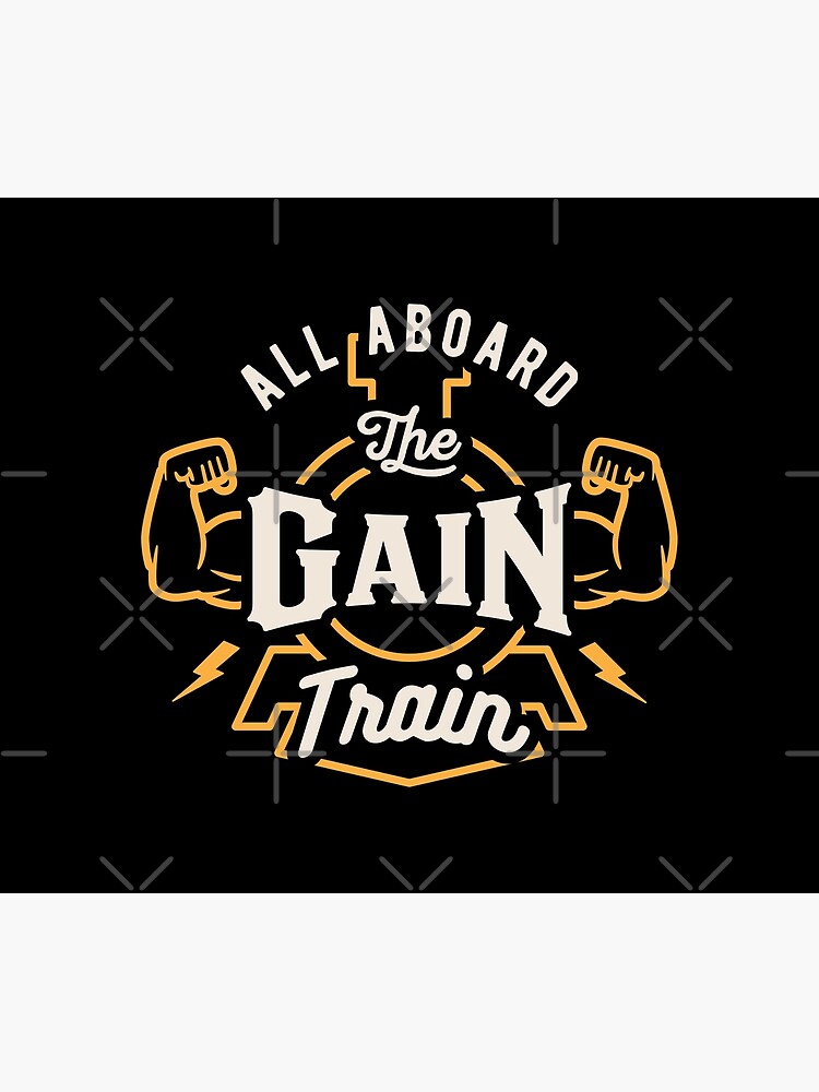 Disover All Aboard The Gain Train Tapestry