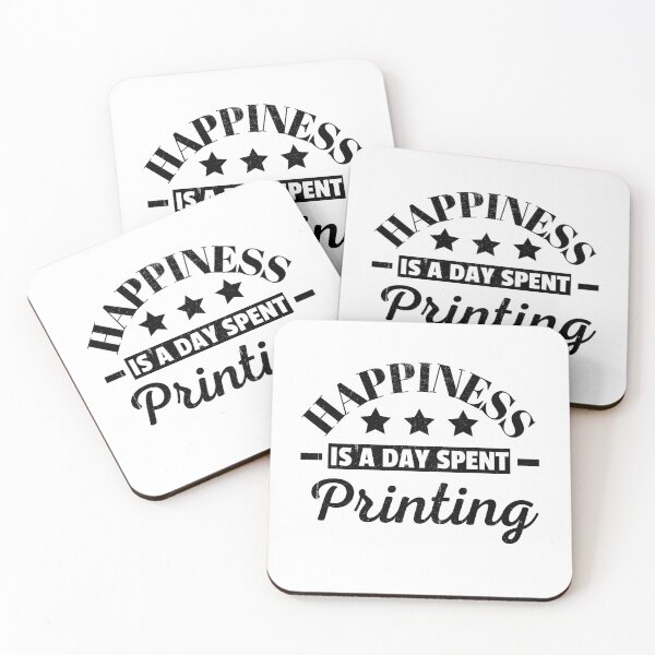 Item preview, Happiness Is A Day Spent 3D Printing  designed and sold by Printint.