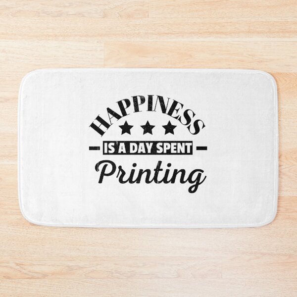 Item preview, Happiness Is A Day Spent 3D Printing  designed and sold by Printint.