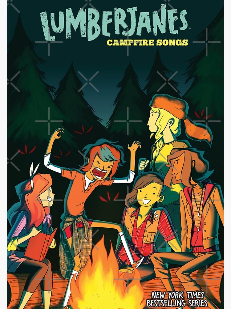 "Lumberjanes Manga Cover Art Featuring All Characters Campfire Songs