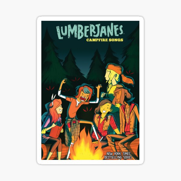 "Lumberjanes Manga Cover Art Featuring All Characters Campfire Songs