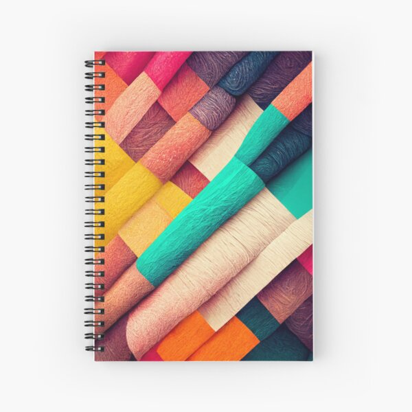 Item preview, Overlayed fabric pattern - colorful designed and sold by ontano.