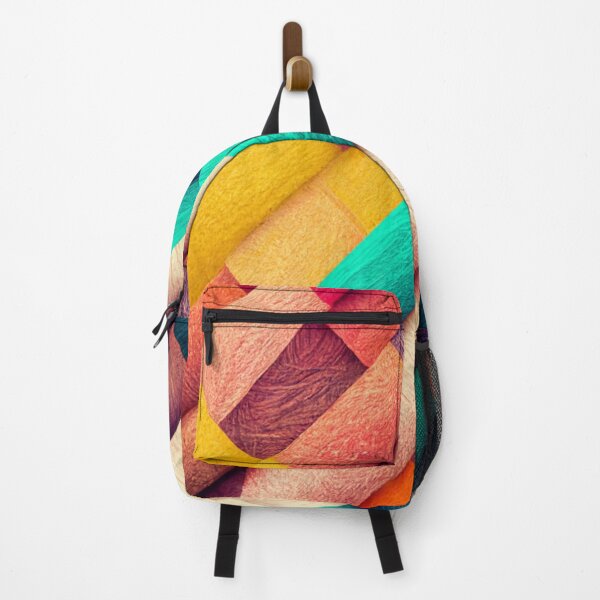 Item preview, Overlayed fabric pattern - colorful designed and sold by ontano.