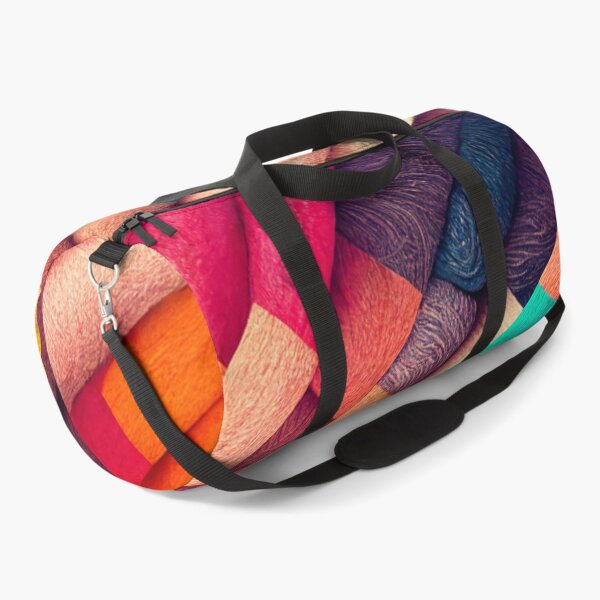 Item preview, Overlayed fabric pattern - colorful designed and sold by ontano.