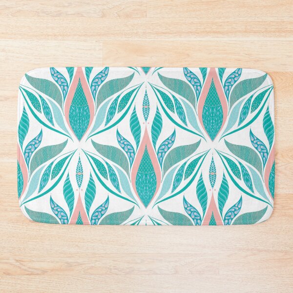 Item preview, Pink Lotus Seamless Pattern white designed and sold by Anakathrin.