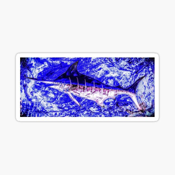 Blue marlin Sticker