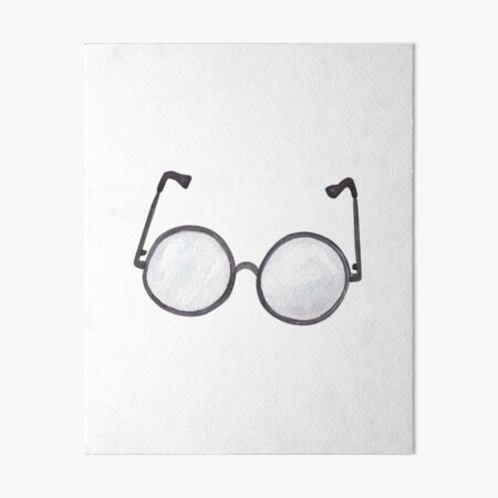 Wizard Glasses Art Board Print