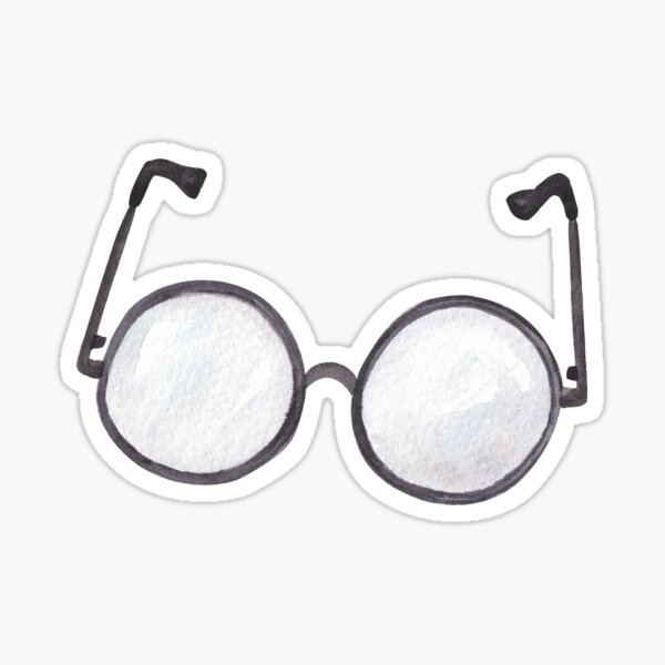 Itty Bitty Harry Potter Glasses Vinyl Sticker Laptop and Water