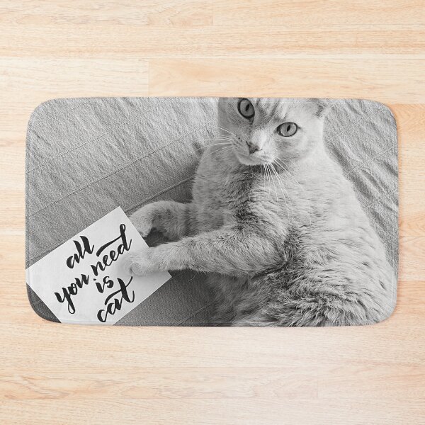 Item preview, All You Need is Cat designed and sold by SquishStitches.