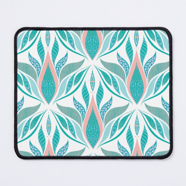 Item preview, Pink Lotus Seamless Pattern white designed and sold by Anakathrin.
