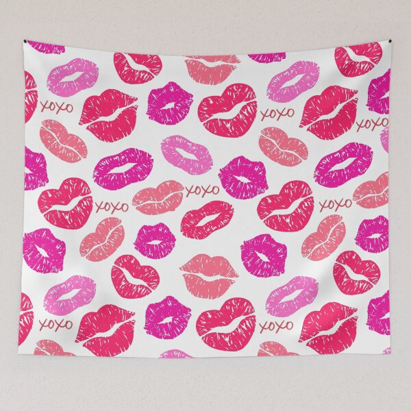 Item preview, Preppy School Supplies, Preppy, Pink, Lips, Lipstick, XOXO, Preppy Aesthetic designed and sold by Inspired Life Creative.