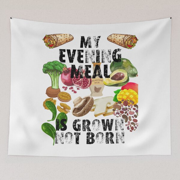Item preview, my evening meal is grown not born; designed and sold by movie-popcorn.