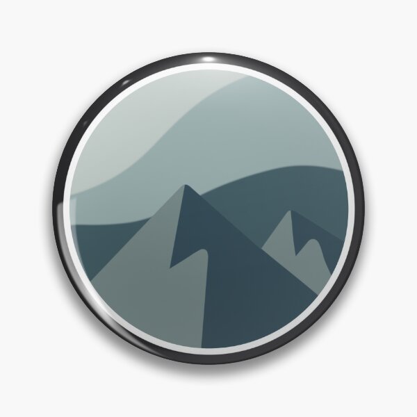 Item preview, Aesthetic Circular Mountain Range designed and sold by shindeku.
