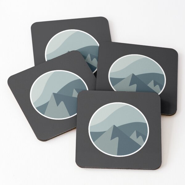 Item preview, Aesthetic Circular Mountain Range designed and sold by shindeku.