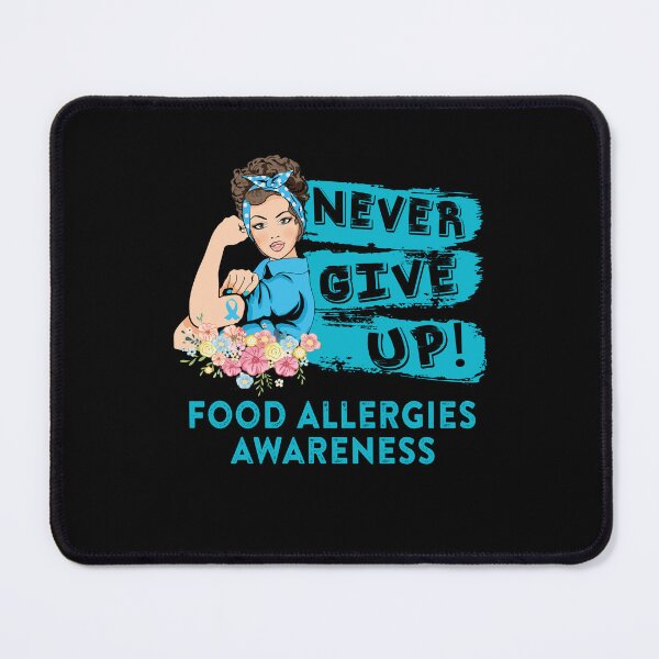 Item preview, Food Allergies Warrior - Never Give Up! - Support Food Allergies Warrior Gifts designed and sold by whlrcheryl.