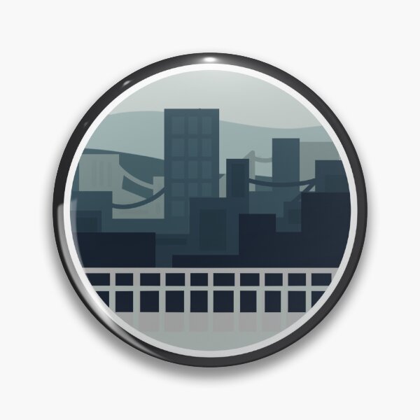 Item preview, Aesthetic Circular Cityscape designed and sold by shindeku.