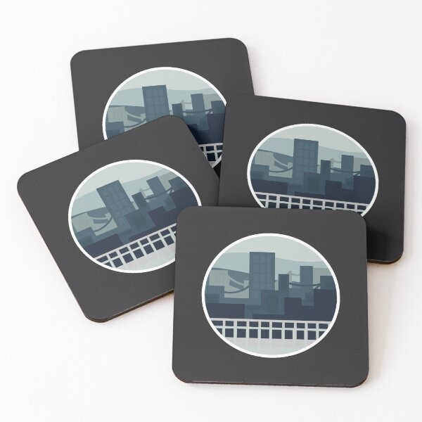Item preview, Aesthetic Circular Cityscape designed and sold by shindeku.