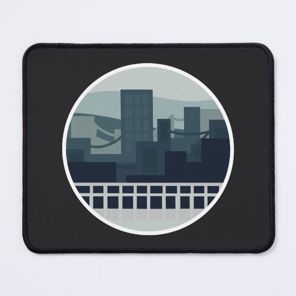 Item preview, Aesthetic Circular Cityscape designed and sold by shindeku.