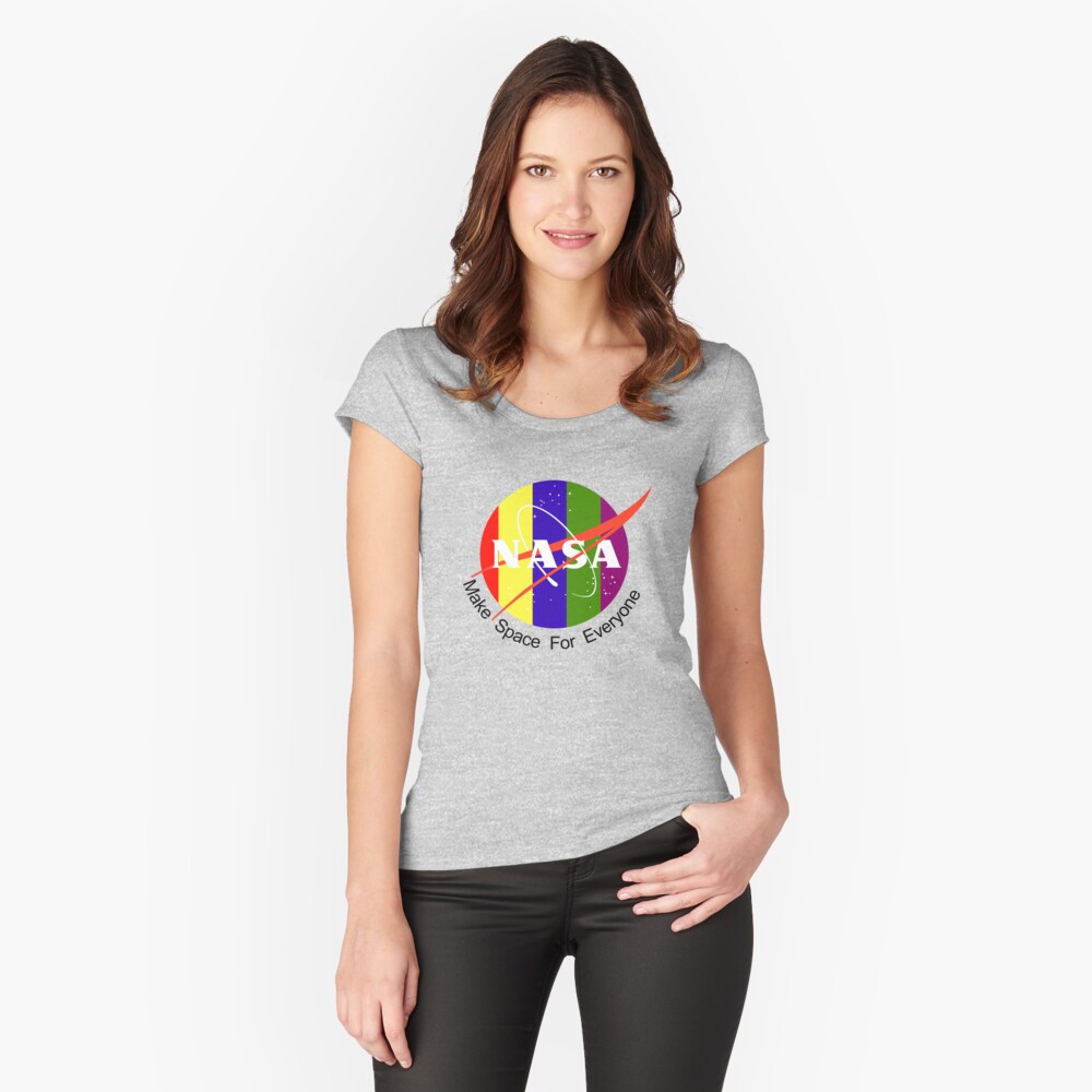 Item preview, Fitted Scoop T-Shirt designed and sold by LearnLoudly.
