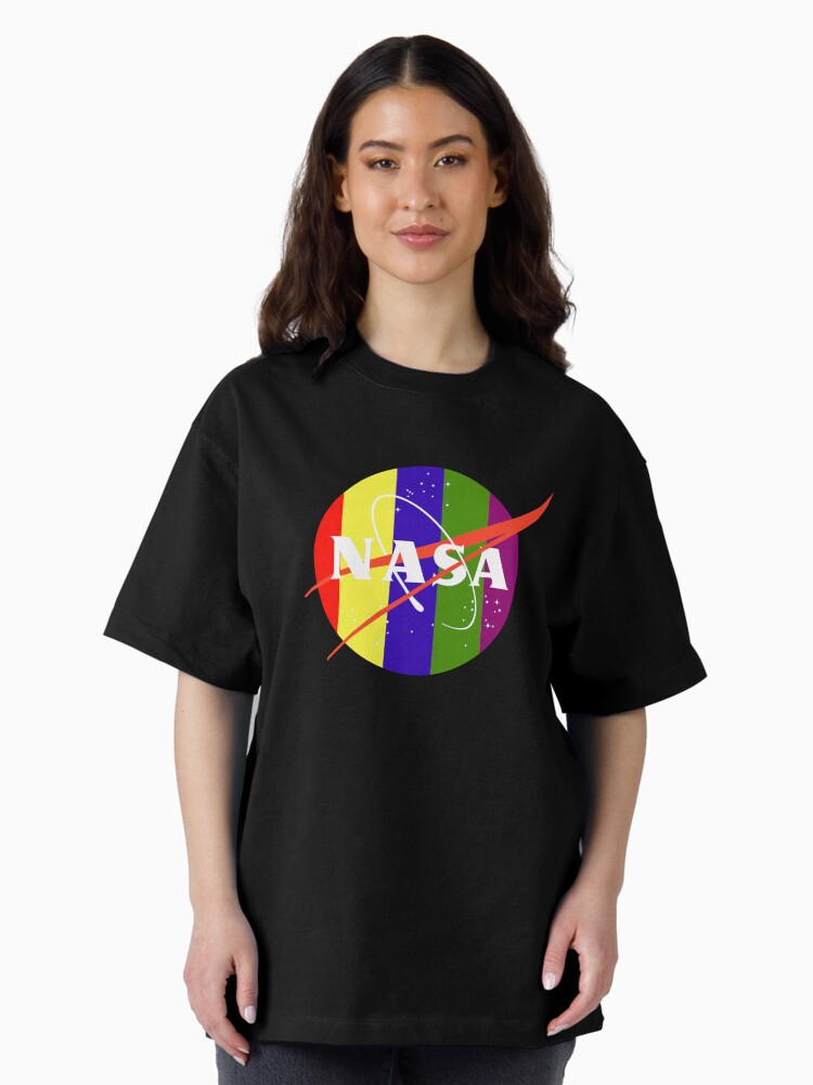 Thumbnail 1 of 7, Oversized T-Shirt, NASA Pride designed and sold by LearnLoudly.