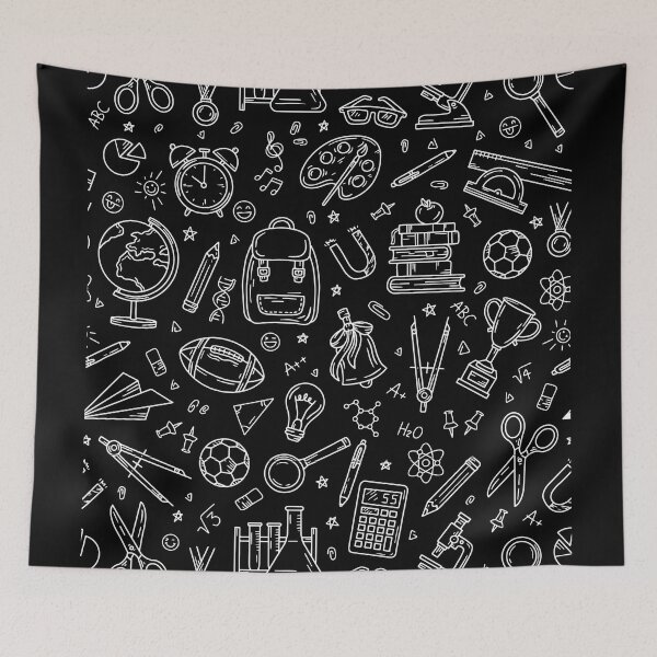 Item preview, School Design, Teacher , Back To School, Teacher Gift, School Essentials, Black And WhitePattern: designed and sold by LifeAndWonder.