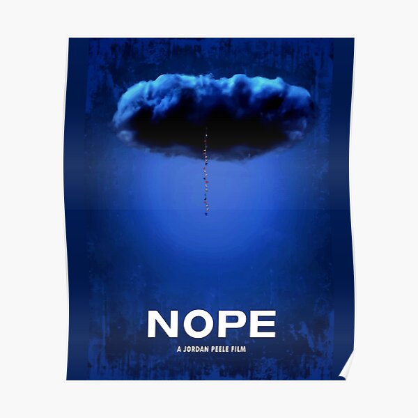 "nope movie" Poster for Sale by cynthyaart Redbubble