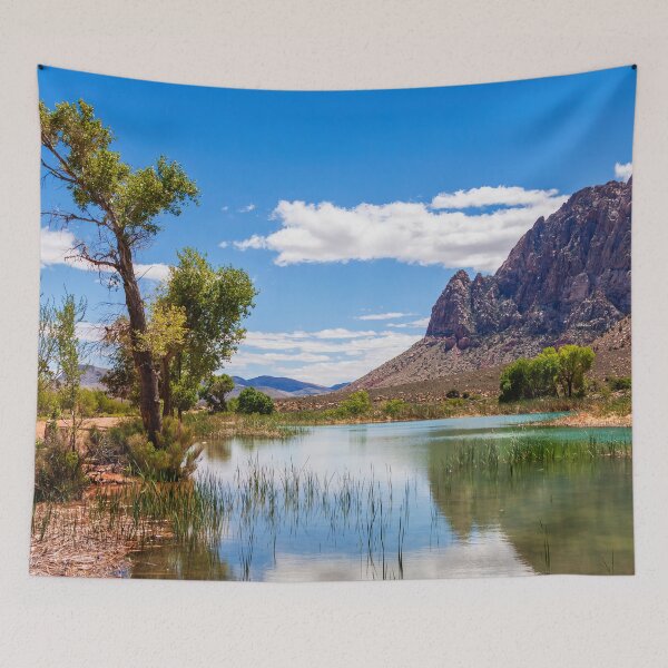 Item preview, Red Rock Canyon pond reflections designed and sold by Travelways.