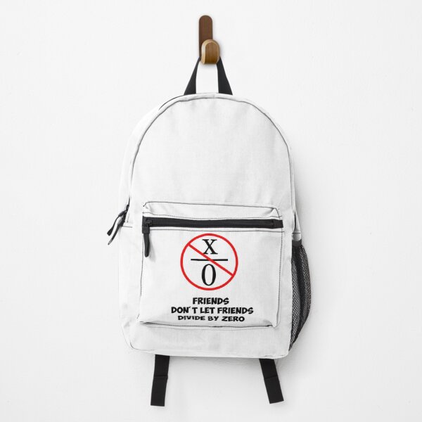 Item preview, Friends Don't Let Friends Divide by Zero, Funny Math designed and sold by Cute Shark.