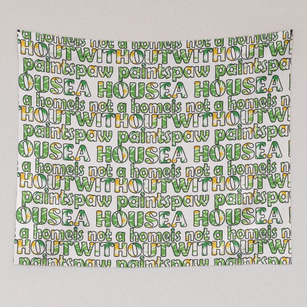 Item preview, A House is Not a Home Without Paw Prints . funny Quotes Gifts   designed and sold by Magisolution.