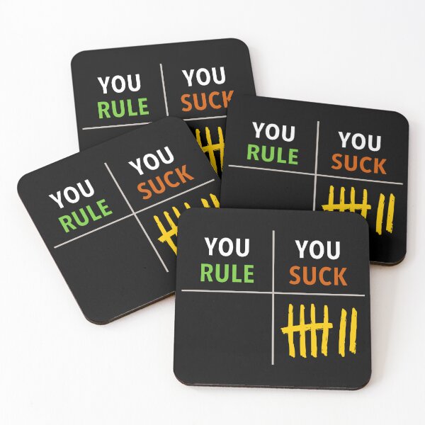 Item preview, You Rule - You Suck Score Chart designed and sold by Moodific.