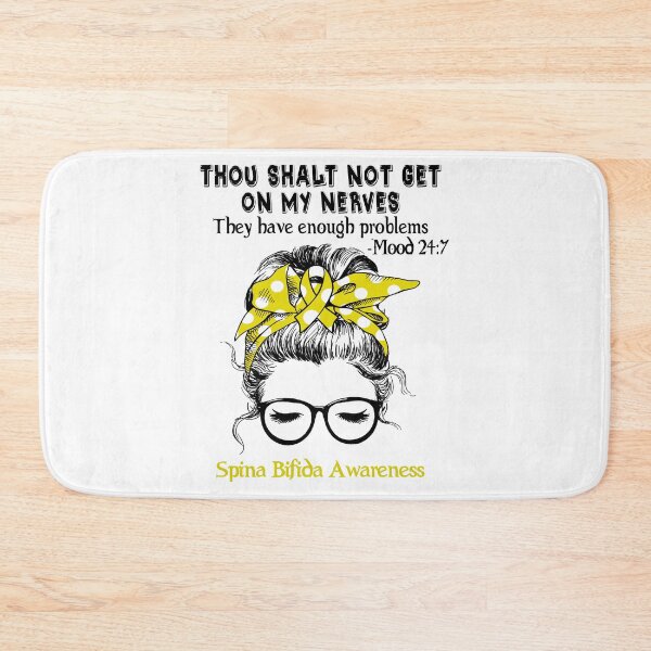 Item preview, Conciencia de la espina bífida - No me pondrás de los nervios. Ya tienen suficientes problemas - Estado de ánimo 24: 7 designed and sold by Robbsyn.