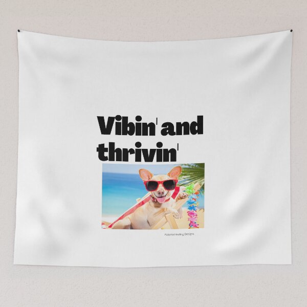 Item preview, Beige Chihuahua, red sunglasses on beach chair designed and sold by PalomaHealing24.