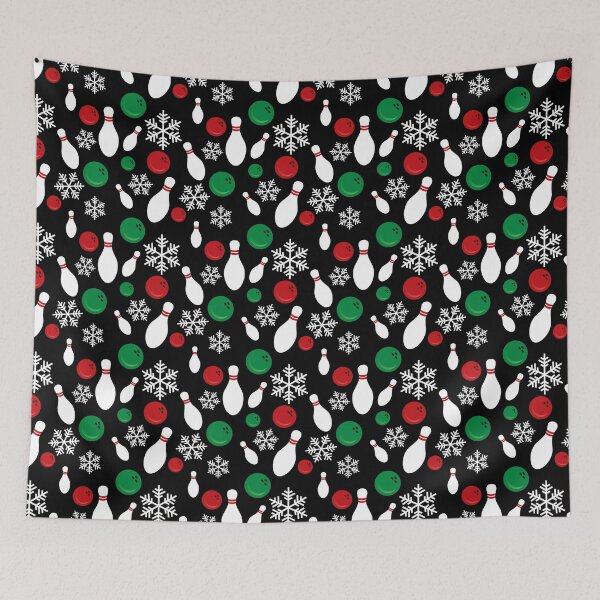 Item preview, Christmas Snowflake Bowling Pins and Balls For Bowlers designed and sold by Krysanthe.