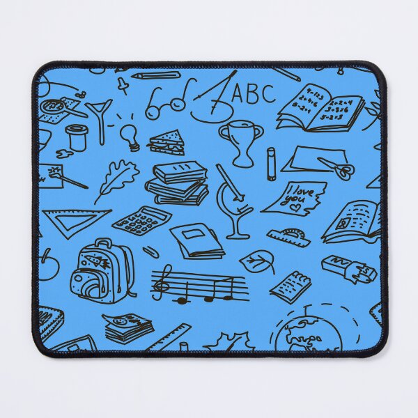 Item preview, School Design, Retro, Teacher , Back To School, Teacher Gift, School Essentials, Blue Pattern: designed and sold by LifeAndWonder.
