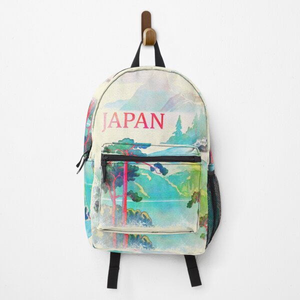 Item preview, Watercolor Japan Vintage travel poster designed and sold by AKR-Hobby.