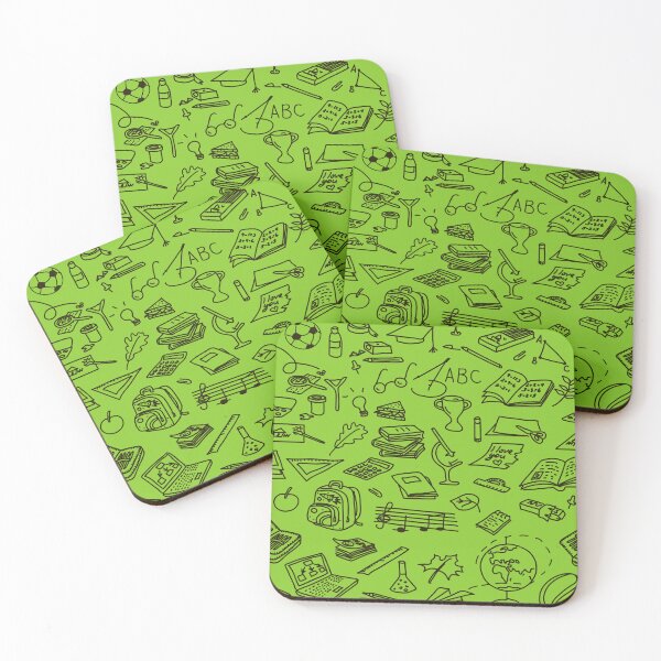 Item preview, School Design, Retro, Teacher, Back To School, Teacher Gift, School Essentials, Green Pattern: designed and sold by LifeAndWonder.