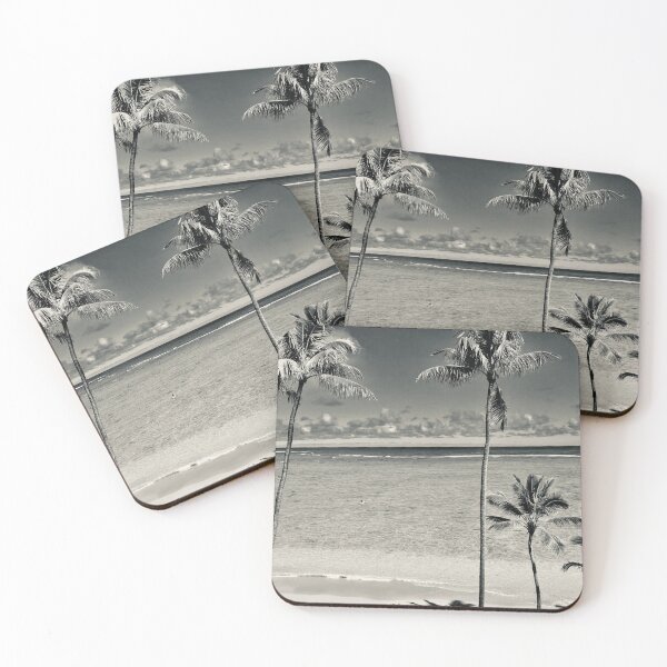 Item preview, Punaluu Palms (Gray) designed and sold by TM Art.