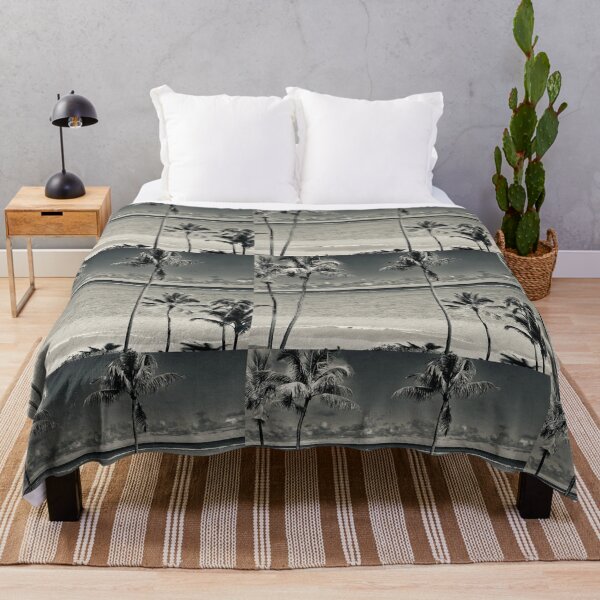 Item preview, Punaluu Palms (Gray) designed and sold by TM Art.