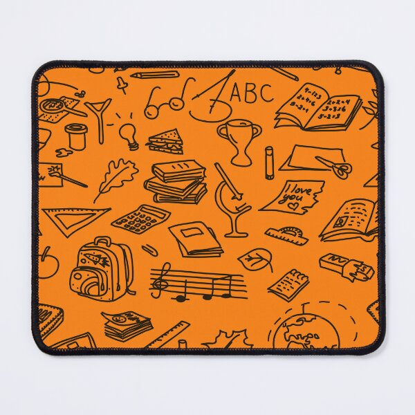 Item preview, School Design, Retro, Teacher, Back To School, Teacher Gift, School Essentials, Orange Pattern: designed and sold by LifeAndWonder.