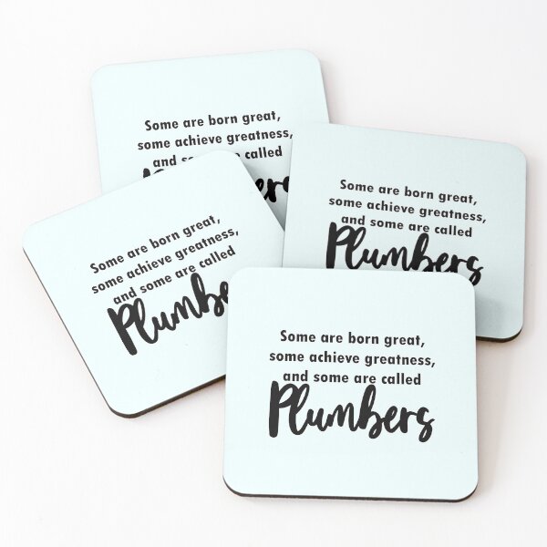 Item preview, Plumbers Job Design | Azure mist/web designed and sold by Grixel's Paang Gala Shop.
