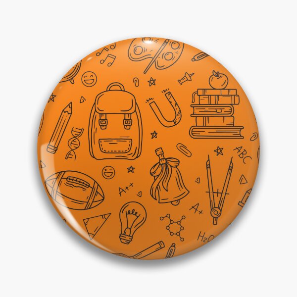 Item preview, School Design, Teacher, Back To School, Teacher Gift, School Essentials, Orange Pattern: designed and sold by LifeAndWonder.