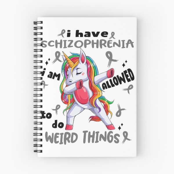 Item preview, Schizophrenia Awareness Funny I have Schizophrenia i'm allowed to do Weird Things! designed and sold by JanetShop809.