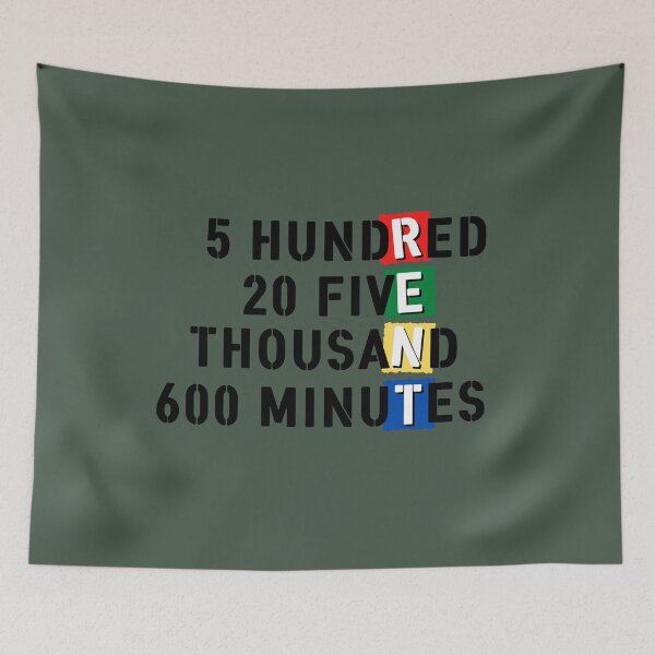 Item preview, 5 Hundred 20 Five Thousand 600 Minutes designed and sold by dmbdana.