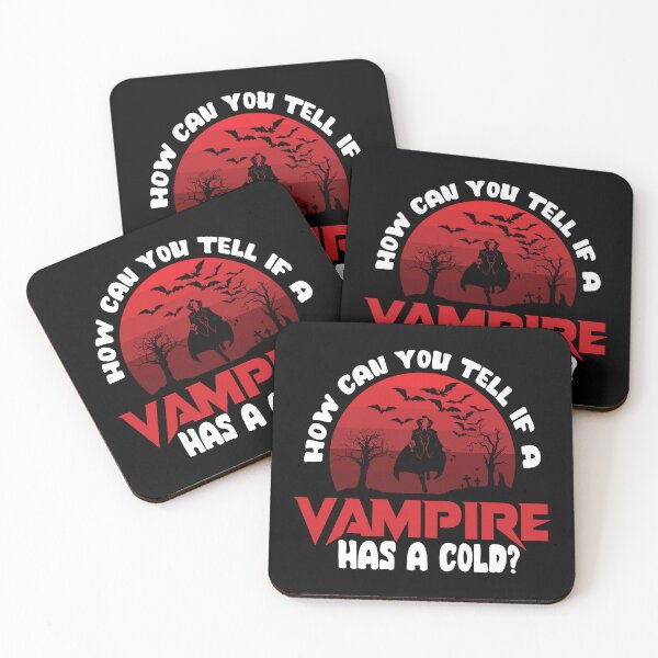 Item preview, HOW CAN YOU TELL IF A VAMPIRE HAS A COLD ? designed and sold by lukas69graphic.