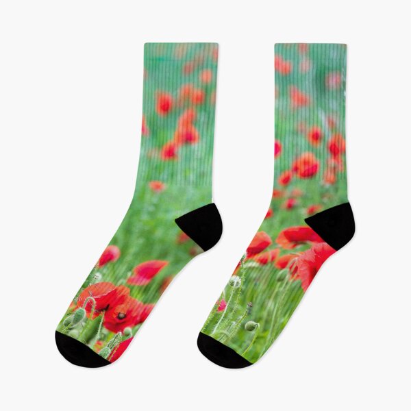Item preview, A wonderful wild poppy flower field designed and sold by CyaniRose.