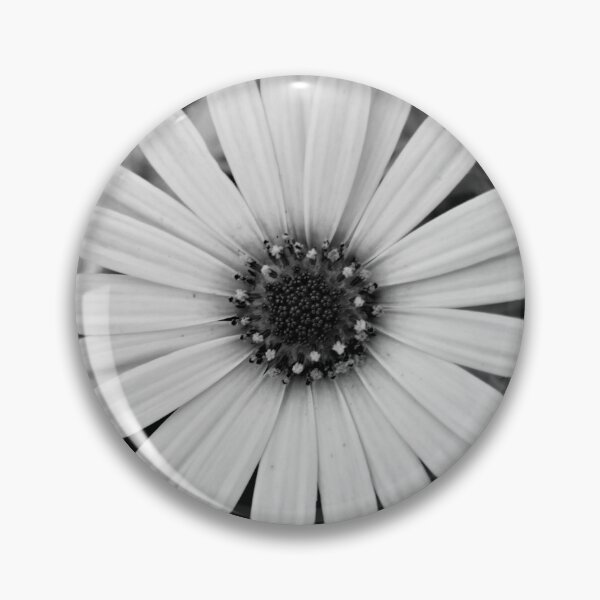 Item preview, Monochrome single Daisy flower designed and sold by TavStone.
