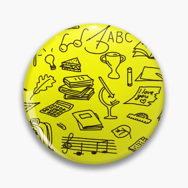 Item preview, School Design, Retro, Teacher, Back To School, Teacher Gift, School Essentials, Yellow Pattern: designed and sold by LifeAndWonder.