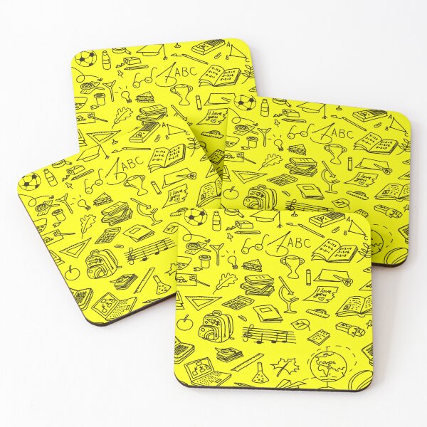 Item preview, School Design, Retro, Teacher, Back To School, Teacher Gift, School Essentials, Yellow Pattern: designed and sold by LifeAndWonder.