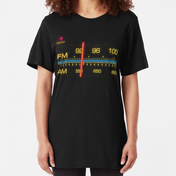 analoges Zifferblatt Slim Fit T-Shirt
