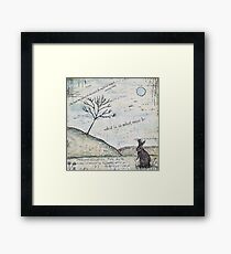 Watership Down Encaustic Framed Print